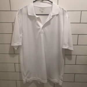 White Golf Shirt Izod